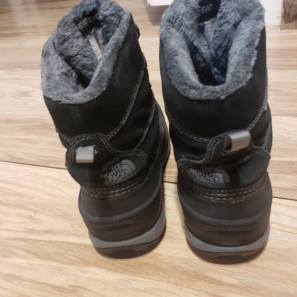 Northface Fur Lined Lace Up Waterproof Heatseeker Insulated Boots Women 10